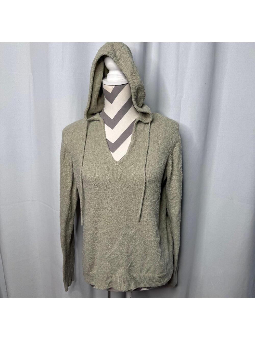 Rachel Zoe soft pullover pale green pullover hoodie